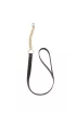BIJOUX INDISCRETS nyakörv és póráz Maze Wide Choker With Leash - fekete színben, fetish játék kelléke