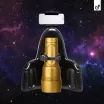 FLESHLIGHT maszturbátor szimulátor Universal Launch - fekete színben, több sebességi fokozatban, akkumulátoros