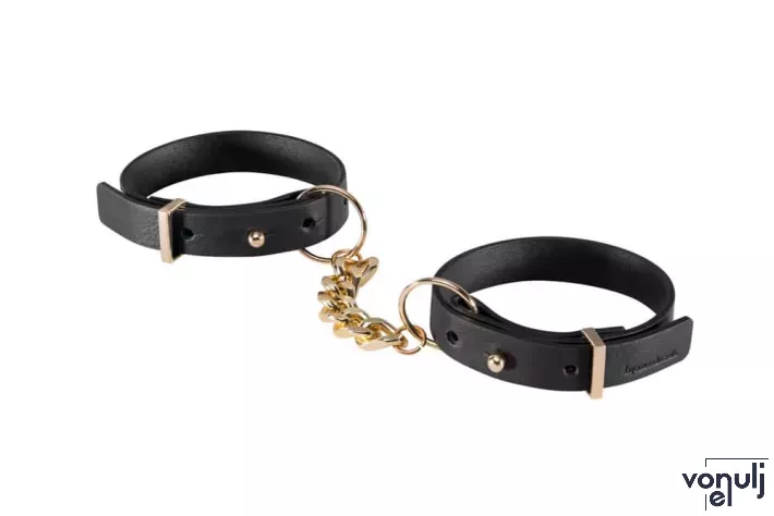 BIJOUX INDISCRETS bilincs Maze Thincuffs Black - fekete színben