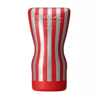 TENGA maszturbátor Squeeze Tube Cup - közepes intenzitású, vákuumos, vízálló, egyszer használatos