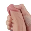 Élethű vibrátor Lovetoy 10" Real Softee Flesh - akkumulátoros,vízálló