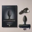 Vibrátoros fenékdugó Rocks-off Nova Solaris Black - vízálló