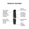 Léghullámos csiklóizgató Satisfyer Perfect Kiss - akkumulátoros,vízálló