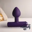 Vibrátoros fenékdugó Rocks-off Nova Astry Purple - vízálló