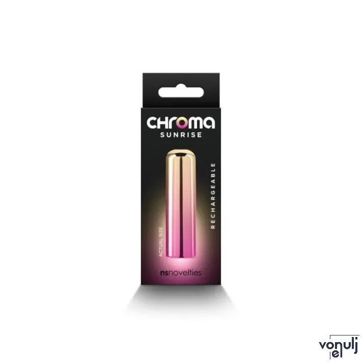 NS NOVELTIES minivibrátor Chroma Sunrise Small - rosegold színben, vízálló, akkumulátoros