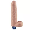 Élethű vibrátor Lovetoy 9" Real Softee Flesh - akkumulátoros,vízálló