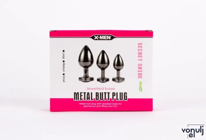 Anál plug szett X-men Secret Shine