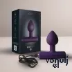 Vibrátoros fenékdugó Rocks-off Nova Astry Purple - vízálló