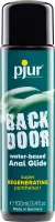 PJUR intim síkosító Back Door Regenerating Anal Glide Bottle 100 ml - anális, vízbázisú, panthenollal és kamillával a nyugtató és regeneráló hatásért