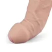 Élethű vibrátor Lovetoy 9" Real Softee Flesh - akkumulátoros,vízálló