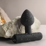Vibrátoros fenékdugó Rocks-off Nova Astryx Black - vízálló