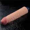 Élethű vibrátor Lovetoy 9,5" Real Softee Flesh - akkumulátoros,vízálló
