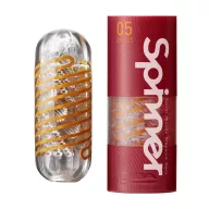 TENGA maszturbátor Spinner 05 Beads - vízálló, narancssárga színű tokban