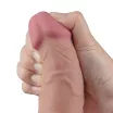 Élethű vibrátor Lovetoy 9,5" Real Softee Flesh - akkumulátoros,vízálló