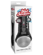 Műánusz maszturbátor PDX Super Slide&Glide XXL Frosted - vízálló