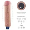 Élethű vibrátor Lovetoy 9,5" Real Softee Flesh - akkumulátoros,vízálló