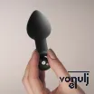 Vibrátoros fenékdugó Rocks-off Nova Astryx Black - vízálló