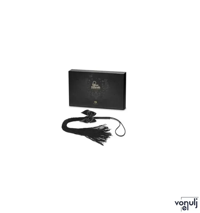 BIJOUX INDISCRETS masnis korbács Lilly Whip - fekete
