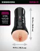 Műpunci maszturbátor PDX Super Juicy Snatch XXL - vízálló