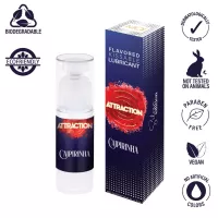 MAI ATTRACTION intim síkosító Lubricant Caipirinha 50 ml - vízbázisú, vegán, hosszantartó, selymes, caipirinha illattal, óvszerhez és segédeszközhöz