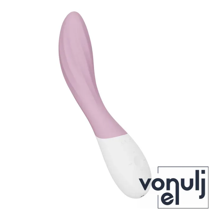 G pont vibrátor LELO Mona Twist Soft Pink - akkumulátoros, vízálló