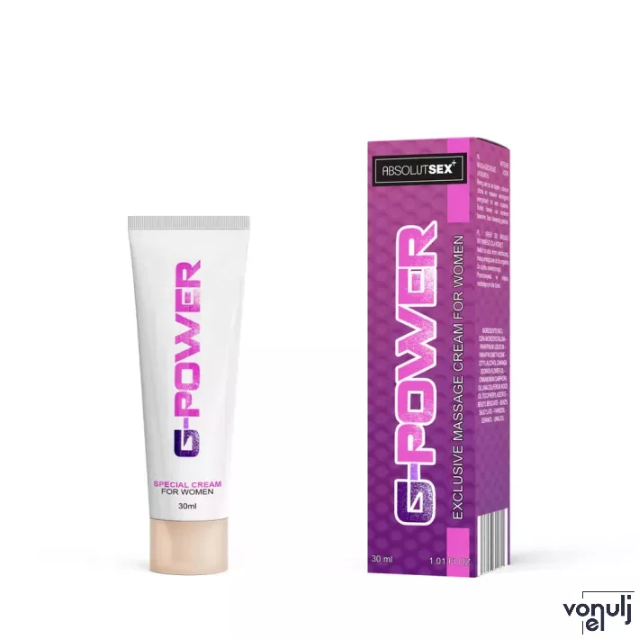 RUF stimuláló krém G-Power Orgasmuscreme 30 ml - hölgyeknek, stimuláló hatással az erősebb orgazmusért