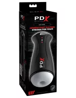 Műánusz maszturbátor Pipedream PDX Elite Fap-Gasm Frosted - akkumulátoros,vízálló