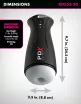 Műánusz maszturbátor Pipedream PDX Elite Fap-Gasm Frosted - akkumulátoros,vízálló