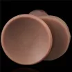 LOVETOY élethű dildó 9,5'' DUAL LAYERED SILICONE COCK XXL - nagy méretű, letapasztható, herékkel, vízálló, szilikon (24,6 cm)