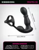 Prosztata vibrátor Pipedream Ass-gasm Slide&Glide - akkumulátoros,vízálló