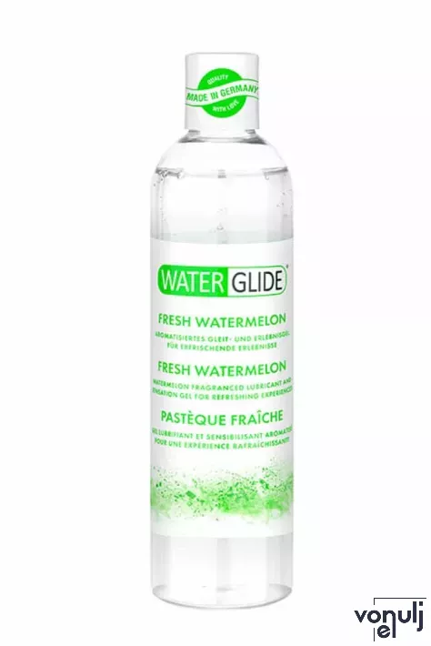 WATERGLIDE intim síkosító Fresh Watermelon 300 ml - vízbázisú, érzékeny bőrre is, görögdinnye illattal, óvszerhez és segédeszközhöz is