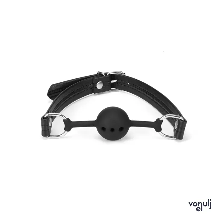 BDSM szájpecek Liebe Seele Black Bond