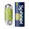 TENGA maszturbátor Spinner 03 Shell  - vízálló, sárga színű tokban
