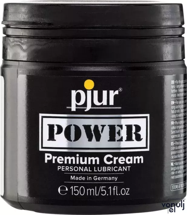PJUR intim síkosító Power Tube 150 ml - szilikon- és vízbázisú, krém állagú, hosszantartó, lágy érzetű, illat- és ízmentes
