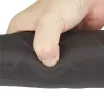 LOVETOY élethű vibrátor 9.0'' Dual Layered Silicone Rotator Brown - vízálló,letapasztható,forgó móddal,távirányítóval,akkumulátoros,szilikon(23 cm)