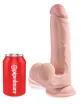 Élethű műpénisz Pipedream 9" Triple Density Cock With Swinging Balls - vízálló