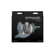 Vibrációs fenékdugó péniszgyűrűvel Renegade Pinnacle - akkumulátoros, vízálló
