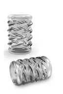 BLUSH péniszmandzsetta szett Stay Hard Cock Sleeve Kit Clear - áttetsző, 6 különböző stimuláló felszínnel, vízálló, (5 cm)