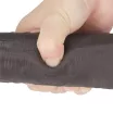 LOVETOY élethű vibrátor 10'' Dual Layered Silicone Rotator Brown - vízálló,letapasztható,forgó móddal,távirányítóval,akkumulátoros,szilikon(25 cm)