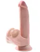 Élethű műpénisz Pipedream 8" Triple Density Cock With Swinging Balls - vízálló