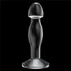 LOVETOY prosztata izgató 6.5'' Flawless Clear Prostate Plug - áttetsző, prosztata ingerlésére, letapasztható, vízálló, 16,5 cm