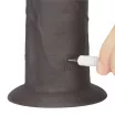 LOVETOY élethű vibrátor 10'' Dual Layered Silicone Rotator Brown - vízálló,letapasztható,forgó móddal,távirányítóval,akkumulátoros,szilikon(25 cm)