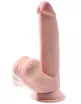 Élethű műpénisz Pipedream 8" Triple Density Cock With Swinging Balls - vízálló