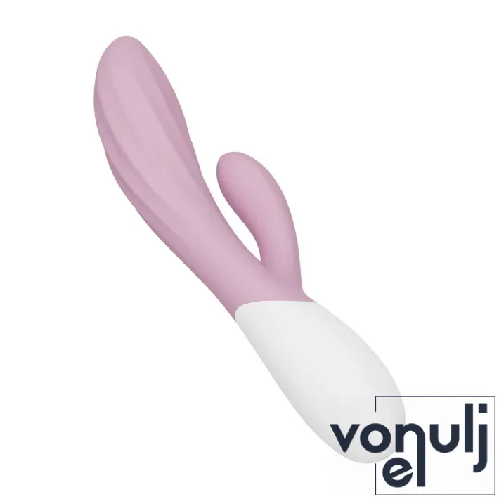 Csiklóizgatós vibrátor g pont vibrátor LELO Ina Twist Soft Pink - akkumulátoros, vízálló