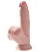 Élethű műpénisz Pipedream 7" Triple Density Cock With Swinging Balls - vízálló