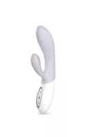 ZINI csiklóizgatós vibrátor Dew Dual Pleasure Rabbit Vibrator - lila színben, g-pontos, prémium, akkumulátoros, vízálló