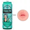 LOVETOY maszturbátor Pleasure Brew Masturbator-Cream Ale - realisztikus, száj formájú testnyílással, vákuumos, egyedi megjelenéssel, vízálló