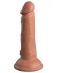 Élethű műpénisz Pipedream 6" Dual Density Tan - vízálló