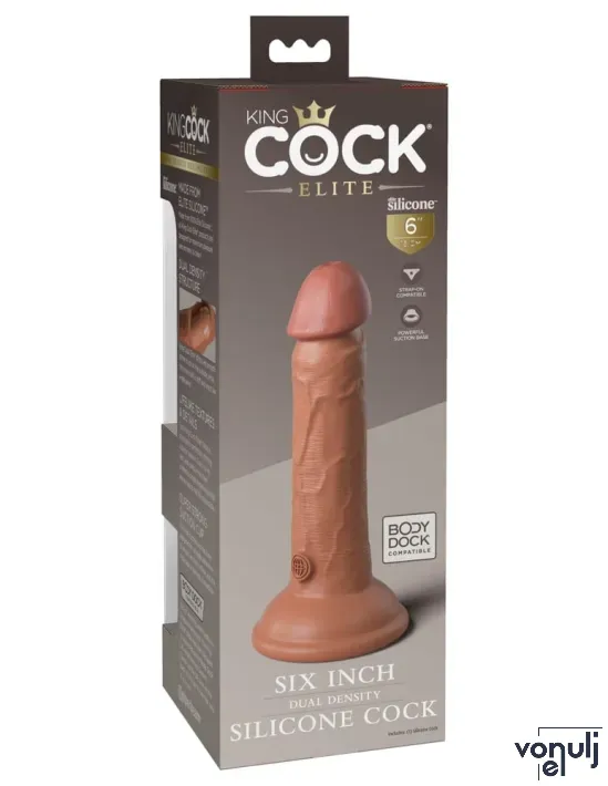 Élethű műpénisz Pipedream 6" Dual Density Tan - vízálló