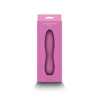 NS NOVELTIES rúdvibrátor Obsession Clyde Light Pink - rózsaszín színben, bordázott stimuláló felszínnel, vízálló, akkumulátoros